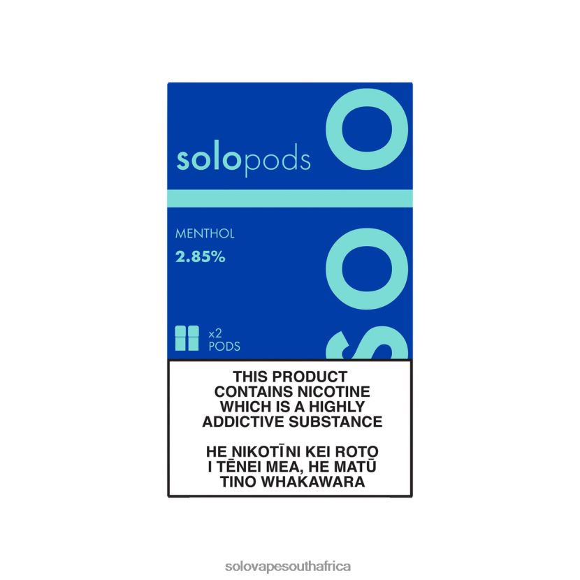 Solo Replacement Pod 2-Pack Menthol | Solo Disposable Vape Review JL8L2F51